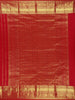 Red Floral Designed Silk Saree - Diadem