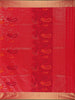 Red Floral Designed Soft Silk Saree - Diadem