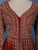Red Floral Embroidered Tissue Silk Lehenga With Dupatta