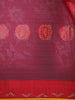 Red Floral Printed Chiffon Saree