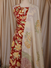 Red Floral Printed Design Cotton Anarkali Salwar Suit with Printed Dupatta