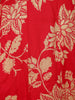 Red Floral Printed Cotton Salwar Suit - Diadem