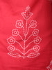 Red Floral Printed Cotton Salwar Suit