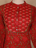 Red Floral Printed Cotton Salwar Suit with Dupatta
