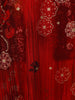 Red Floral Printed Rayon Kurti - Diadem
