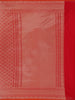 Red Floral Woven Banarasi Silk Saree