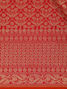 Red Floral Woven Banarasi Silk Saree