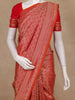 Red Floral Woven Banarasi Silk Saree