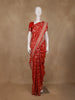 Red Floral Woven Design Pure Banarasi Saree