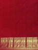 Red Floral Woven Kanchipuram Silk Saree