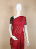 Red Floral Woven Kanchipuram Silk Saree