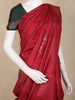 Red Floral Woven Kanchipuram Silk Saree