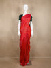 Red Floral Woven Kanchipuram Silk Saree