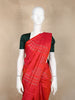 Red Floral Woven Kanchipuram Silk Saree
