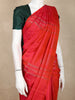 Red Floral Woven Kanchipuram Silk Saree