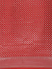 Red Floral Woven Banarasi Silk Saree With Silver Zari Border