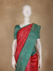 Red Floral Woven Pure Kanchipuram Silk Saree