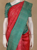 Red Floral Woven Pure Kanchipuram Silk Saree