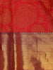 Red Floral Woven Pure Kanchipuram Silk Saree