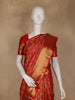 Red Floral Woven Pure Kanchipuram Silk Saree