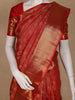 Red Floral Woven Pure Kanchipuram Silk Saree
