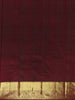 Red Striped Woven Pure Kanchipuram Silk Saree - Diadem