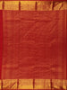 Red Floral Woven Pure Kanchipuram Silk Saree With Zari Border