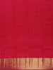 Red Floral Woven Pure Kanchipuram Silk Saree with Zari Border