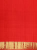 Red Floral Zari Woven Design Pure Kanchipuram Silk Saree
