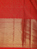 Red Floral Zari Woven Design Pure Kanchipuram Silk Saree