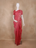 Red Floral Zari Woven Design Pure Kanchipuram Silk Saree