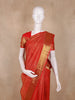 Red Floral Zari Woven Design Pure Kanchipuram Silk Saree