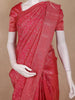 Red Floral Zari Woven Design Pure Kanchipuram Silk Saree