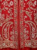 Red Floral and Sequins Embroidered Georgette Palazzo Suit