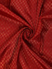 Red Geometric Butta Woven Pure Kanchipuram Silk Saree