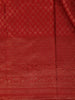 Red Geometric Butta Woven Pure Kanchipuram Silk Saree