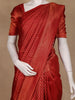 Red Geometric Butta Woven Pure Kanchipuram Silk Saree