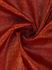 Red Geometric Butta Woven Pure Kanchipuram Silk Saree with Zari Border