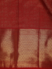 Red Geometric Butta Woven Pure Kanchipuram Silk Saree with Zari Border