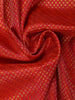 Red Geometric Diamond Woven Design Pure Kanchipuram Silk Saree - Diadem