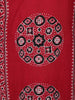 Red Geometric Printed Cotton Salwar Suit with Dupatta