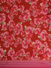 Red Multicolor Floral Print Kota Cotton Saree - Diadem