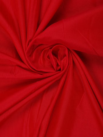 Red Paisley Designed Soft Silk Saree With Contrast Dark Green Blouse - Diadem