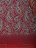 Red Paisley Printed Georgette Saree with Matching Blouse