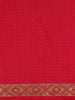 Red Paisley Woven Banarasi Silk Saree - Diadem