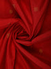 Red Peacock Woven Pure Kanchipuram Silk Saree With Zari Border