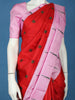 Red Pegasus Motif Woven Pure Kanchipuram Silk Saree