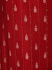Red Printed Cotton Salwar Suit with Dupatta - Diadem