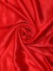Red Satin Saree with Designer Border