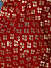 Red Sequin Design Velvet Readymade Blouse